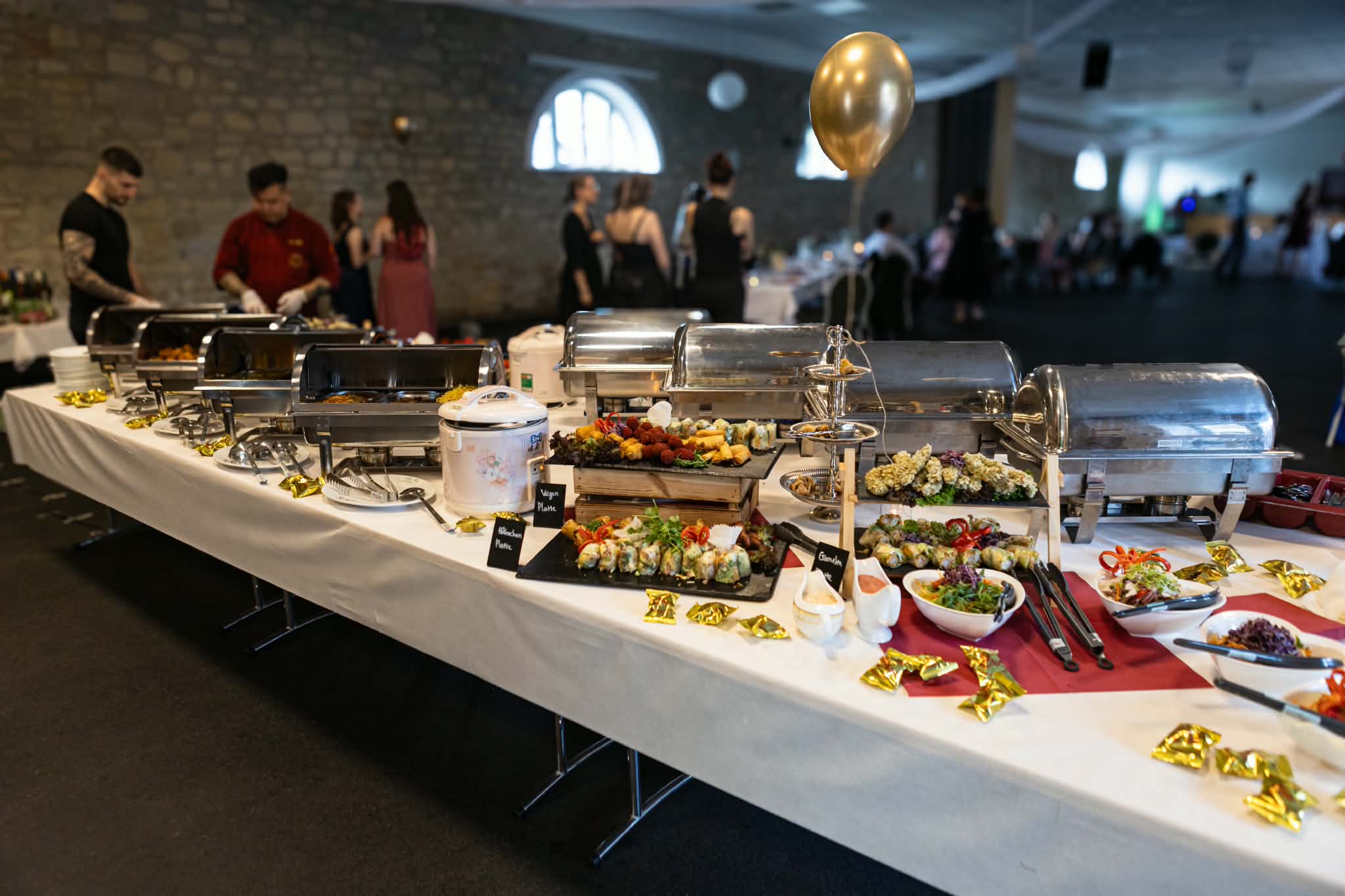 My Sen Catering-Buffet bei einer festlichen Veranstaltung